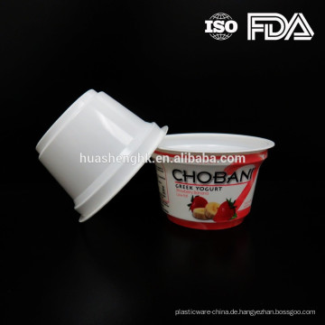 FDA-zertifizierter Food Grade 8oz Einweg-Plastikjoghurtbecher